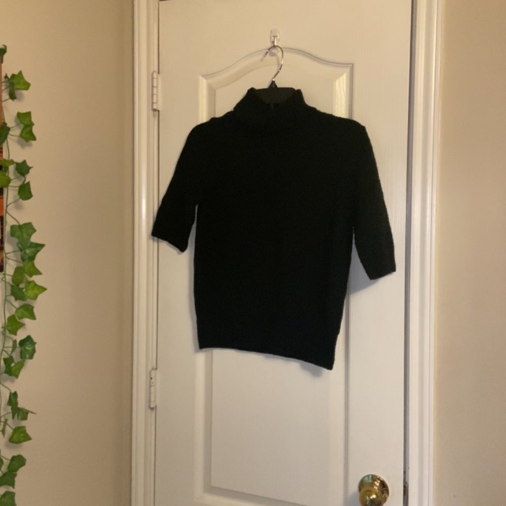 Black Turtleneck Sweater, Size Small